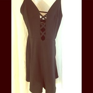 LBD romper dress